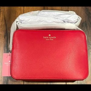 Kate Spade Harper Crossbody Bag in Candied Cherry NWT